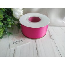 Лента репсовая 40 мм, цвет фуксия №190